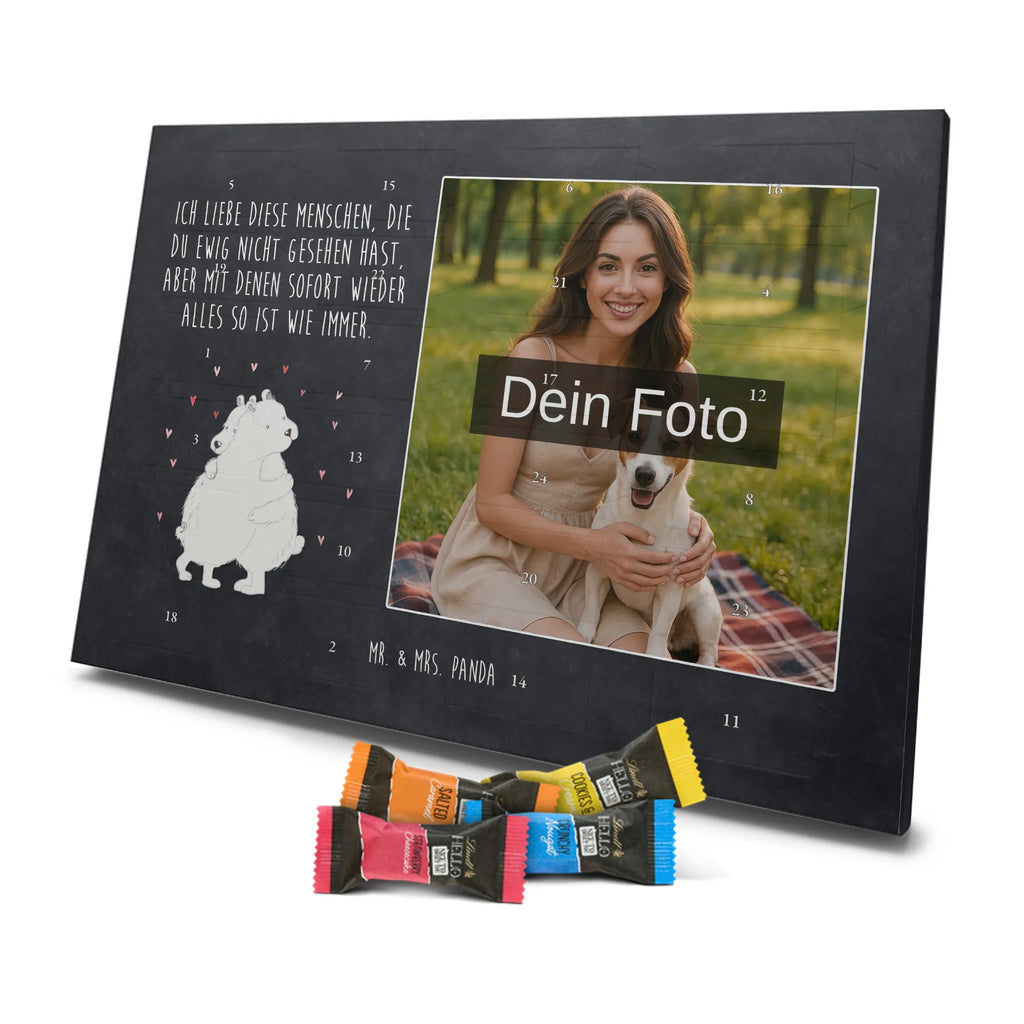 Personalisierter Schoko Foto Adventskalender Eisbär Umarmen Personalisierter Schoko Foto Adventskalender, Gute Laune, Lustige Sprüche, Tiere, Tiermotive