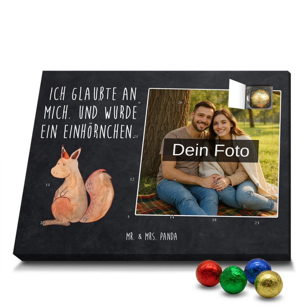 Personalisierter Schoko Foto Adventskalender Einhorn Glauben Personalisierter Schoko Foto Adventskalender, Unicorn, Einhorn, Einhörner, Einhorn Deko, Eichhorn, Einhörnchen, Eichhörnchen