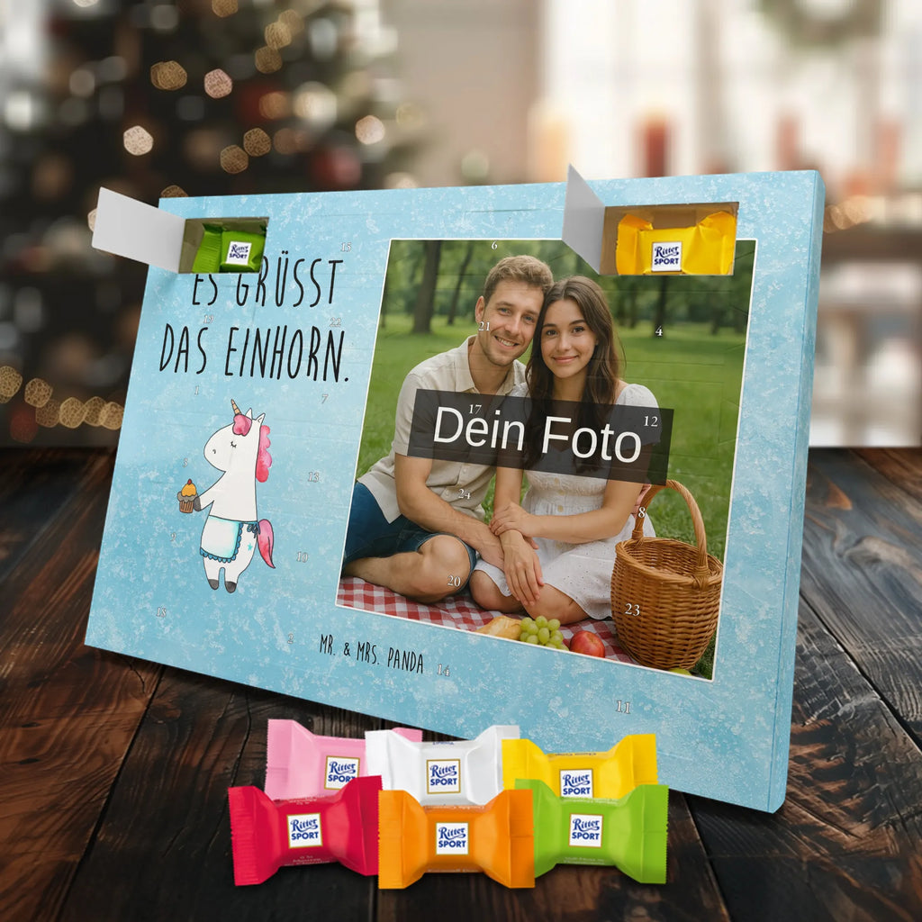 Personalisierter Schoko Foto Adventskalender Einhorn Muffin Personalisierter Schoko Foto Adventskalender, Unicorn, Einhorn, Einhörner, Einhorn Deko, Muffin, Liebesgrüße, Backen, Glückwünsche, Geburtstagsgrüße, Grüße, Geburtstag, Kekse