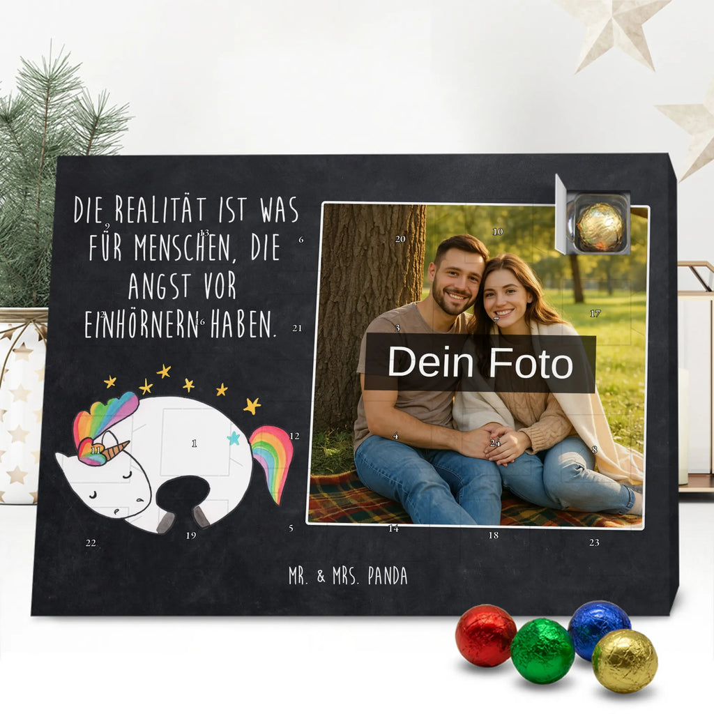 Personalisierter Schoko Foto Adventskalender Einhorn Nacht Personalisierter Schoko Foto Adventskalender, Unicorn, Einhorn, Einhörner, Einhorn Deko, Realität, Träume, Menschen, Traum, Geschenk, Freundin, Ruhe