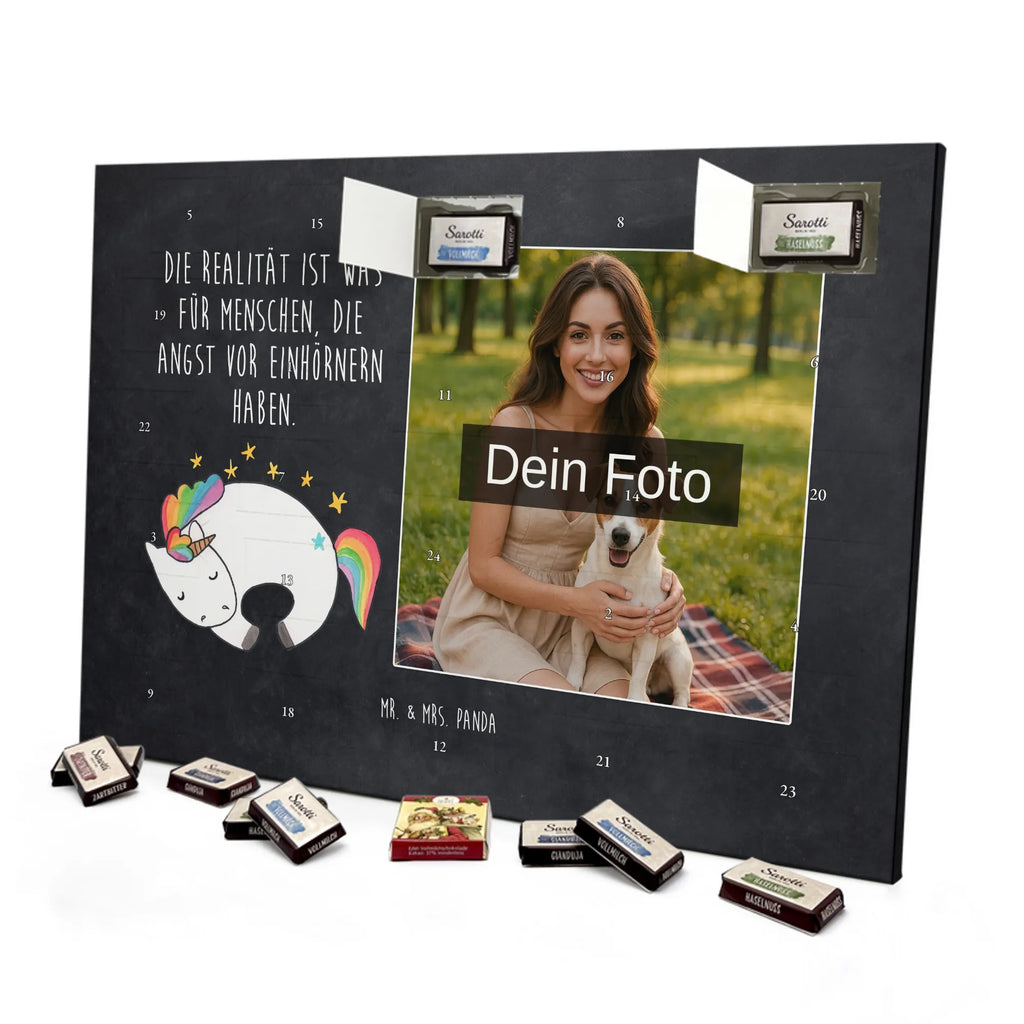 Personalisierter Schoko Foto Adventskalender Einhorn Nacht Personalisierter Schoko Foto Adventskalender, Unicorn, Einhorn, Einhörner, Einhorn Deko, Realität, Träume, Menschen, Traum, Geschenk, Freundin, Ruhe