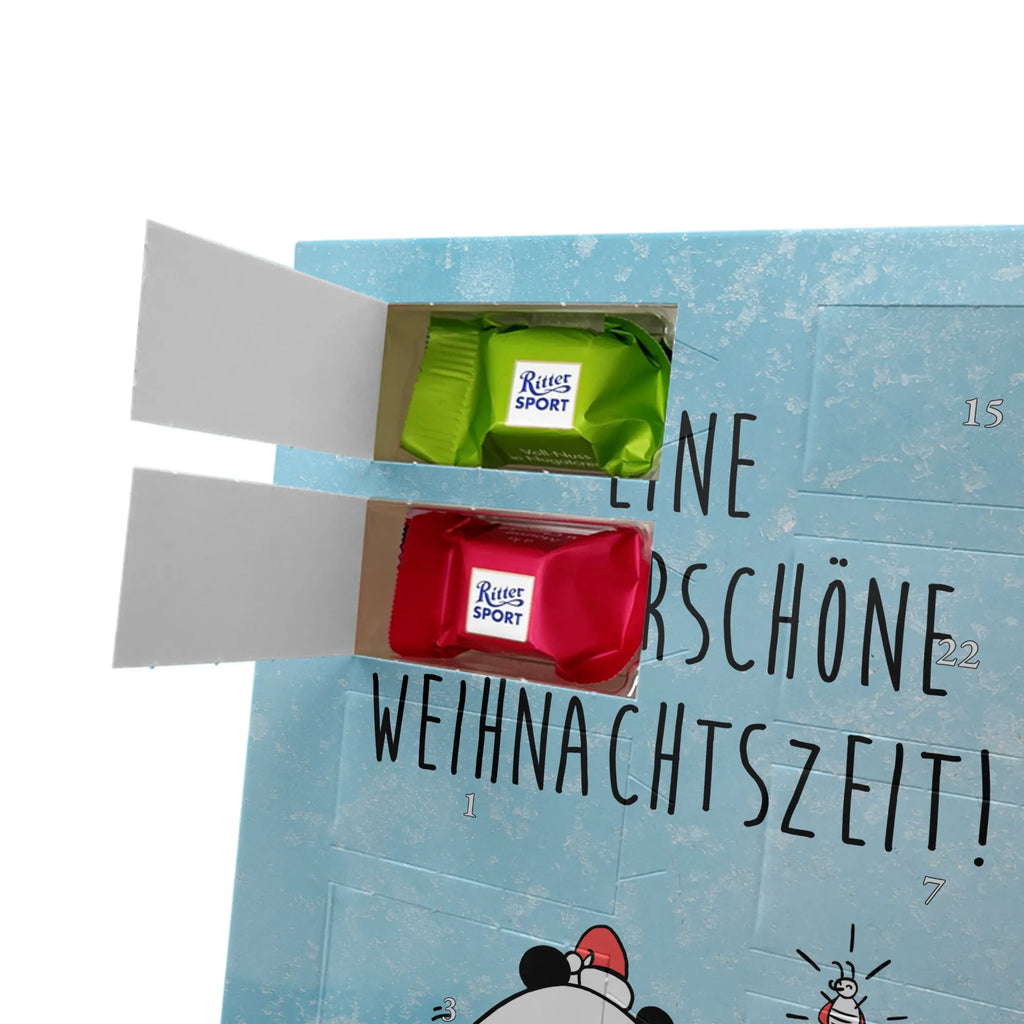  Panda Christmas Time Personalisierter Schoko Foto Adventskalender