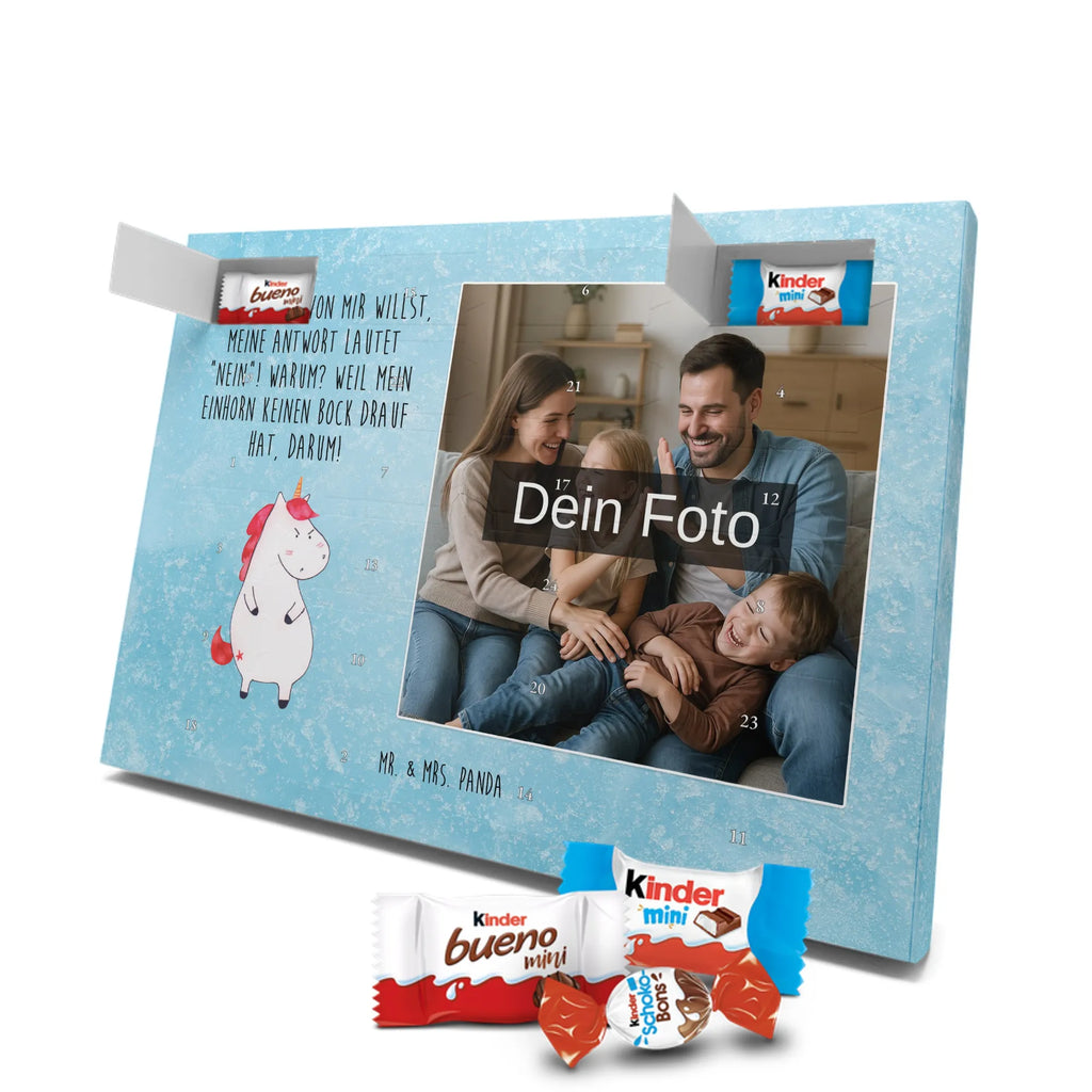 Personalisierter Schoko Foto Adventskalender Einhorn Wut Personalisierter Schoko Foto Adventskalender, Unicorn, Einhorn, Einhörner, Einhorn Deko, Arbeit, Ansage, Nein, Büro, wütend, Lustlos, Geschenk, Lustig, Realität, Dumme Fragen, Spaß