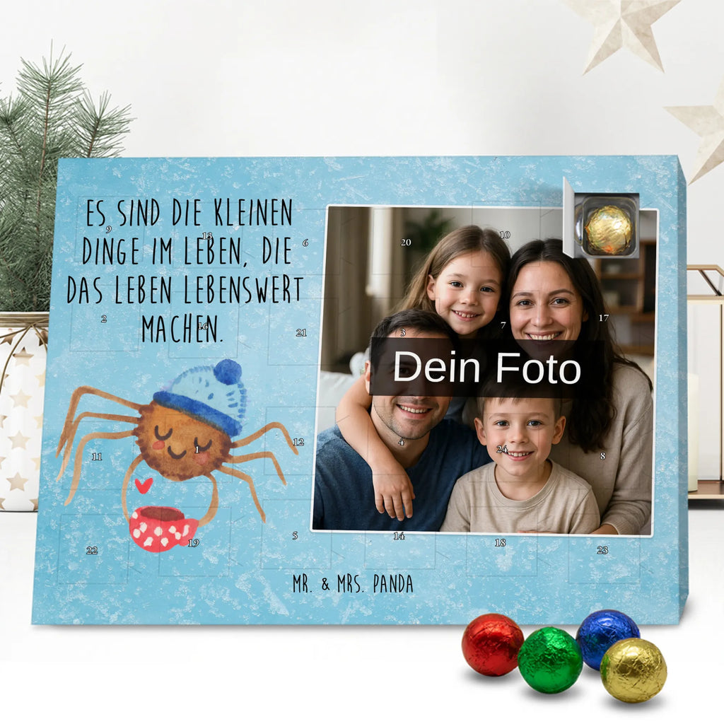 Personalisierter Schoko Foto Adventskalender Spinne Agathe Kaffee Personalisierter Schoko Foto Adventskalender, Agathe, Spinne Agathe, Videos, Spinne, Merchandise, Weiser Spruch, Lebensweisheiten, Morgenmuffel, Morgen, Kaffee