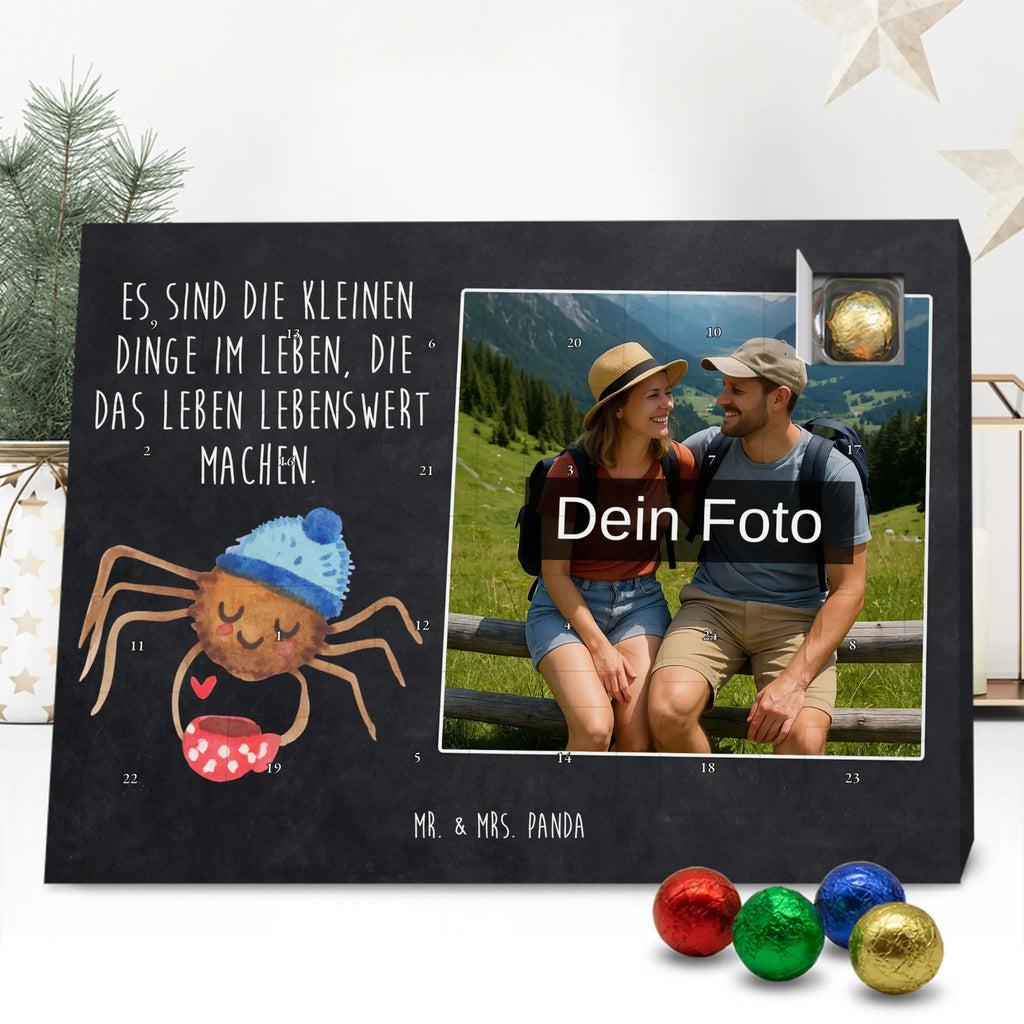 Personalisierter Schoko Foto Adventskalender Spinne Agathe Kaffee Personalisierter Schoko Foto Adventskalender, Agathe, Spinne Agathe, Videos, Spinne, Merchandise, Weiser Spruch, Lebensweisheiten, Morgenmuffel, Morgen, Kaffee