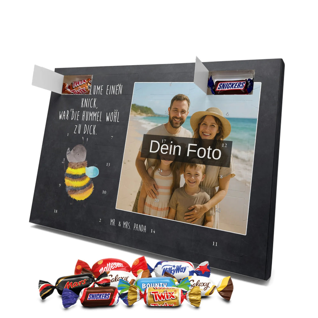Personalisierter Schoko Foto Adventskalender Hummel flauschig Personalisierter Schoko Foto Adventskalender, Gute Laune, Lustige Sprüche, Tiere, Tiermotive, Flauschig, Biene, Hummel, Blume, Natur