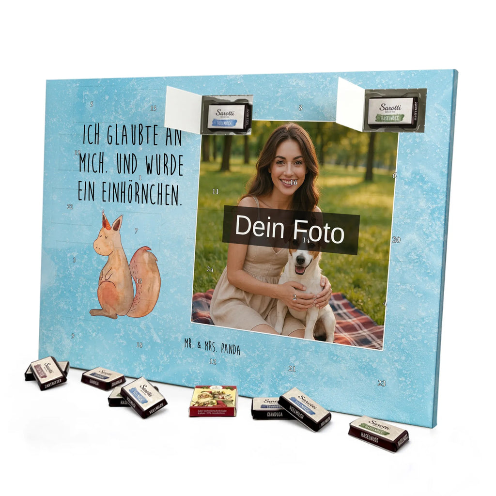 Personalisierter Schoko Foto Adventskalender Einhorn Glauben Personalisierter Schoko Foto Adventskalender, Unicorn, Einhorn, Einhörner, Einhorn Deko, Eichhorn, Einhörnchen, Eichhörnchen