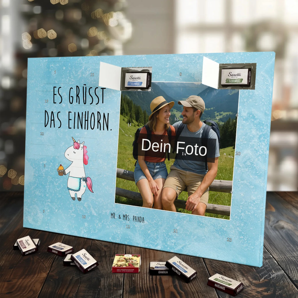 Personalisierter Schoko Foto Adventskalender Einhorn Muffin Personalisierter Schoko Foto Adventskalender, Unicorn, Einhorn, Einhörner, Einhorn Deko, Muffin, Liebesgrüße, Backen, Glückwünsche, Geburtstagsgrüße, Grüße, Geburtstag, Kekse