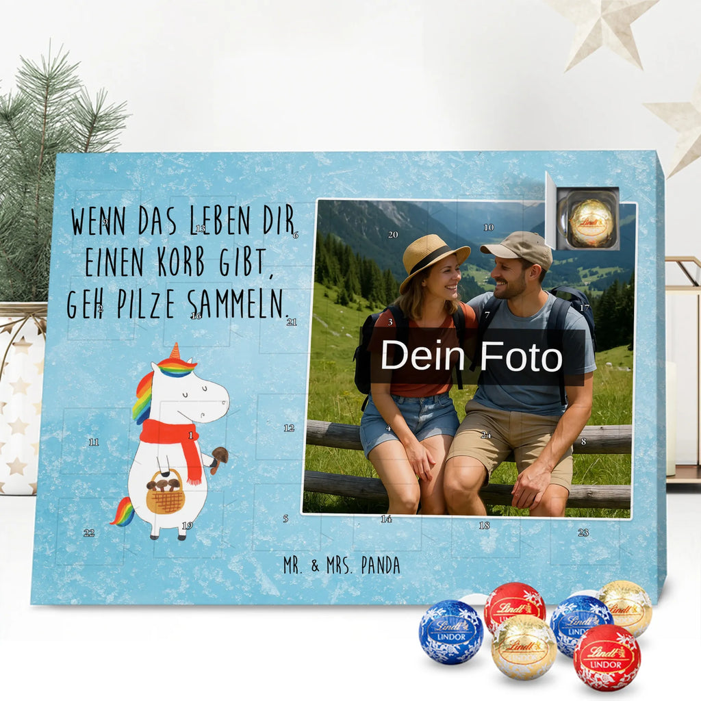 Personalisierter Schoko Foto Adventskalender Einhorn Pilz Personalisierter Schoko Foto Adventskalender, Unicorn, Einhorn, Einhörner, Einhorn Deko, Liebeskummer, Pilze, Pilzsammler, Spruch, Motivation
