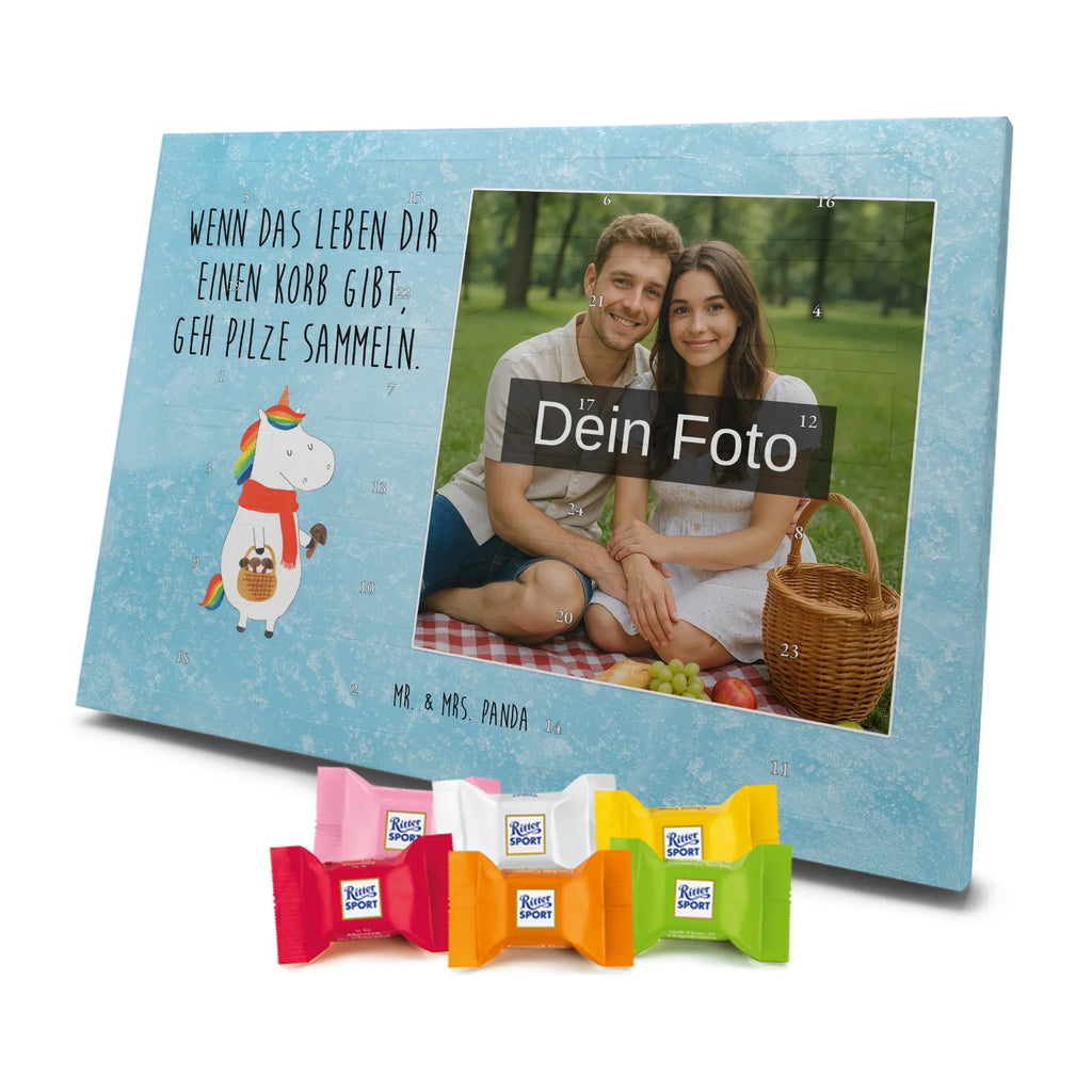 Personalisierter Schoko Foto Adventskalender Einhorn Pilz Personalisierter Schoko Foto Adventskalender, Unicorn, Einhorn, Einhörner, Einhorn Deko, Liebeskummer, Pilze, Pilzsammler, Spruch, Motivation