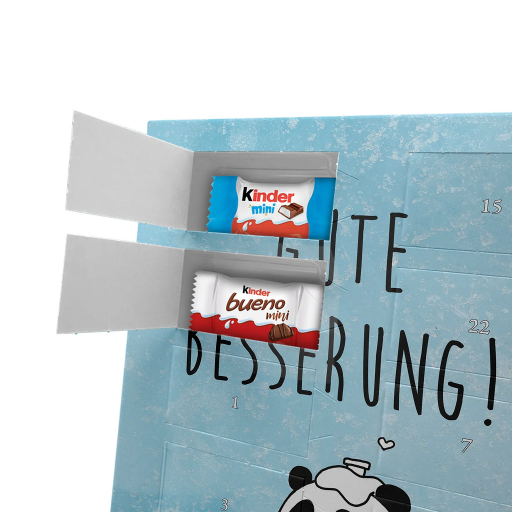  Panda Get well soon Personalisierter Schoko Foto Adventskalender
