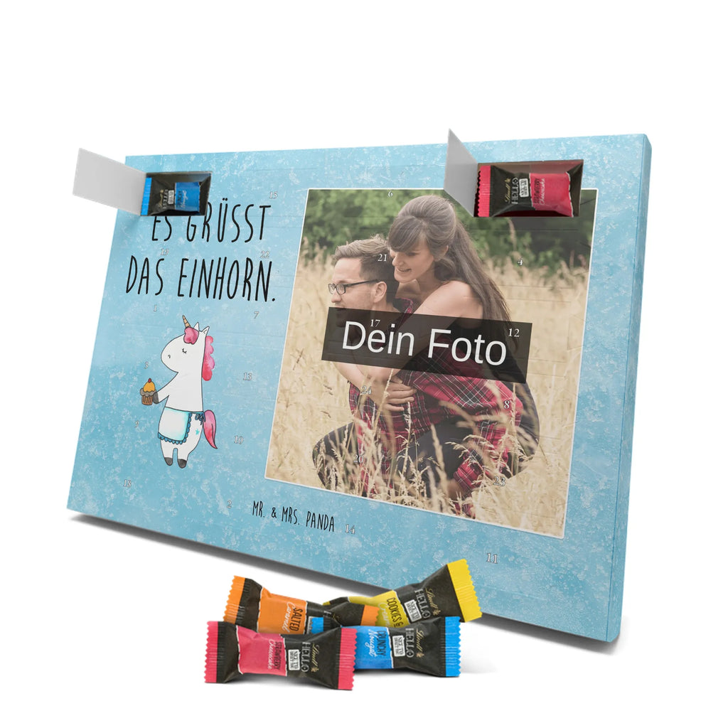 Personalisierter Schoko Foto Adventskalender Einhorn Muffin Personalisierter Schoko Foto Adventskalender, Unicorn, Einhorn, Einhörner, Einhorn Deko, Muffin, Liebesgrüße, Backen, Glückwünsche, Geburtstagsgrüße, Grüße, Geburtstag, Kekse