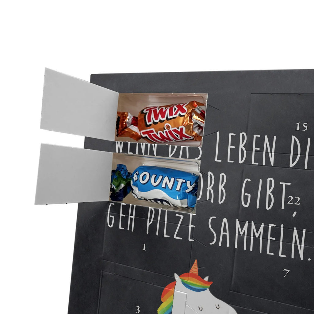 Personalisierter Schoko Foto Adventskalender Einhorn Pilz Personalisierter Schoko Foto Adventskalender, Unicorn, Einhorn, Einhörner, Einhorn Deko, Liebeskummer, Pilze, Pilzsammler, Spruch, Motivation
