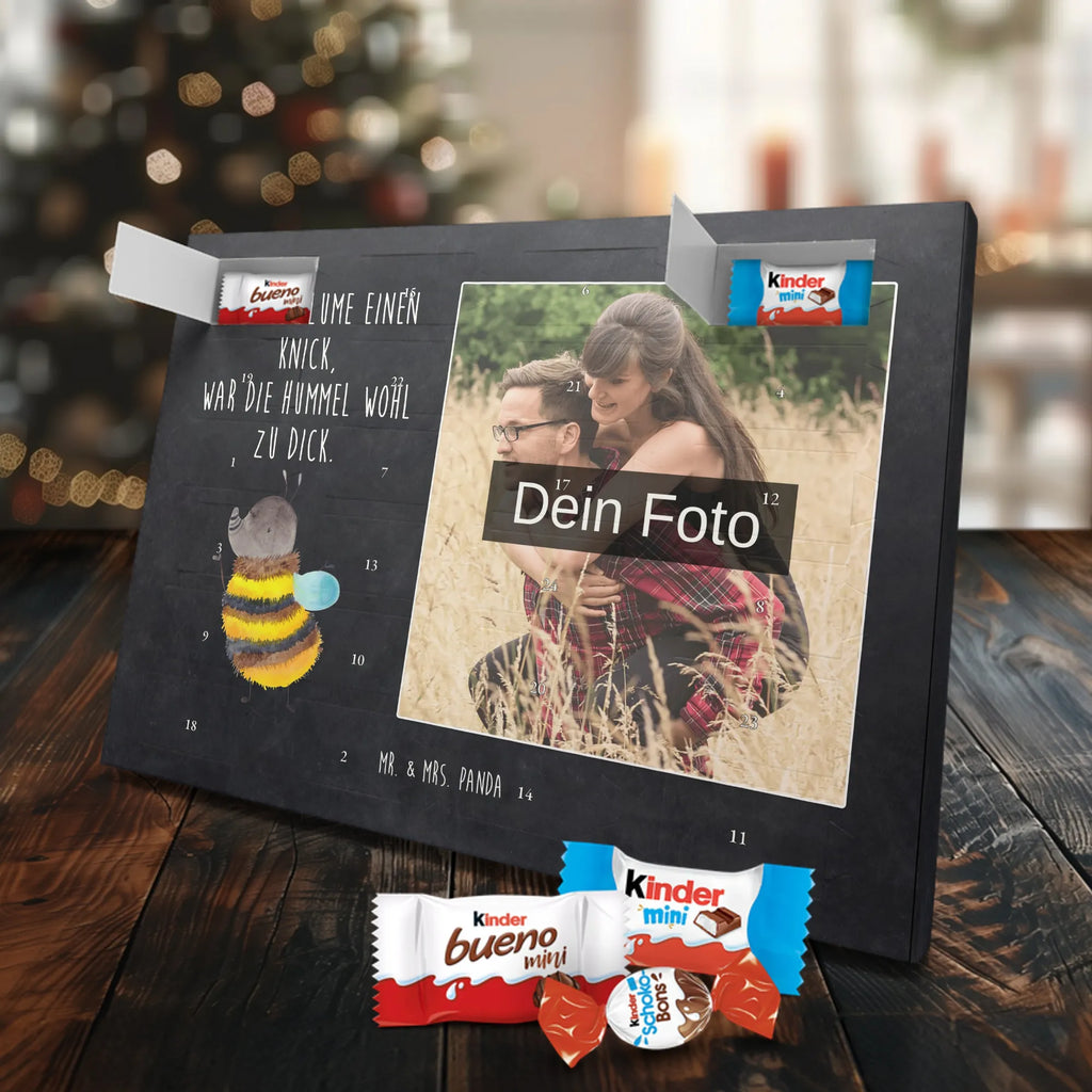 Personalisierter Schoko Foto Adventskalender Hummel flauschig Personalisierter Schoko Foto Adventskalender, Gute Laune, Lustige Sprüche, Tiere, Tiermotive, Flauschig, Biene, Hummel, Blume, Natur