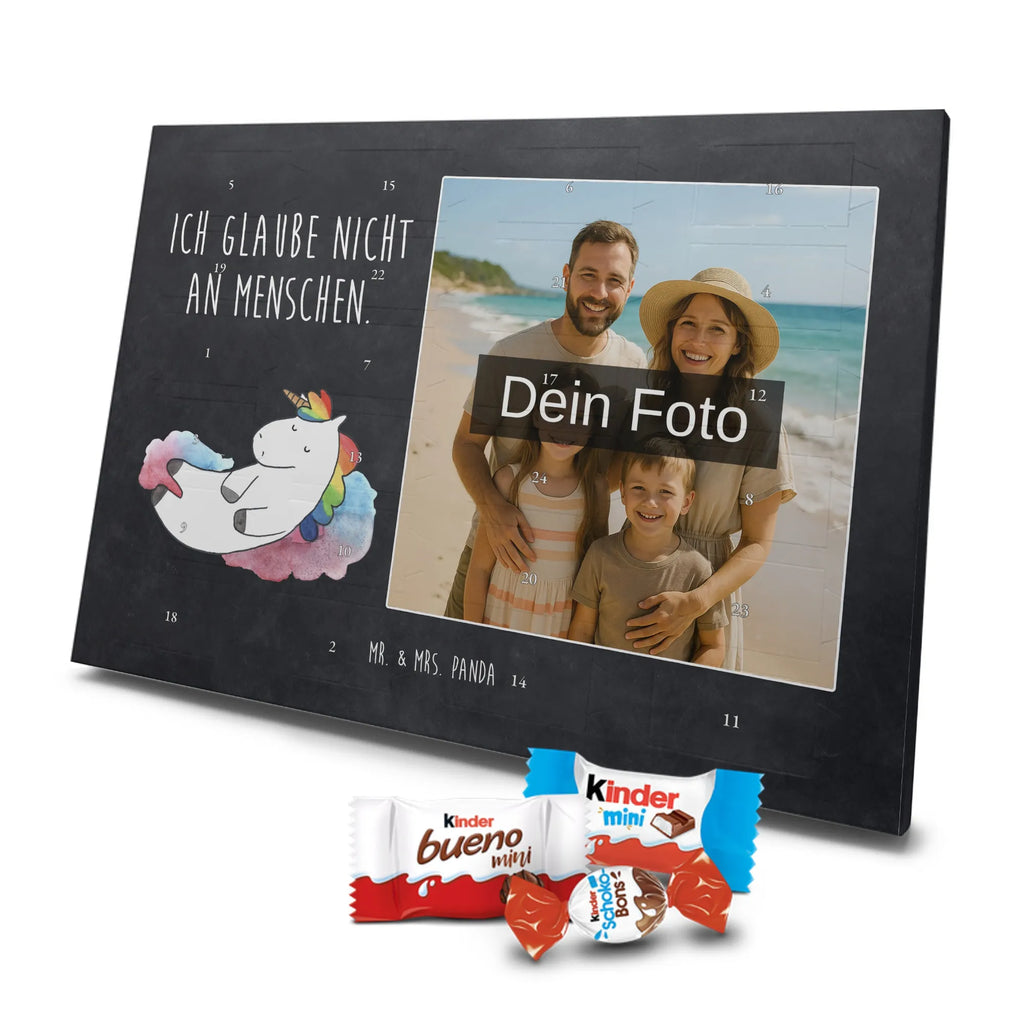 Personalisierter Schoko Foto Adventskalender Einhorn Wolke 7 Personalisierter Schoko Foto Adventskalender, Unicorn, Einhorn, Einhörner, Einhorn Deko, Lächeln, Geschenk, Lustig, Verliebt, Witzig, Realität, Glaube, Menschen