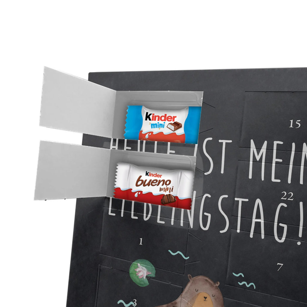 Personalisierter Schoko Foto Adventskalender Otter Seerose Personalisierter Schoko Foto Adventskalender, Fischotter, Otter, Seeotter, Otter Seeotter See Otter