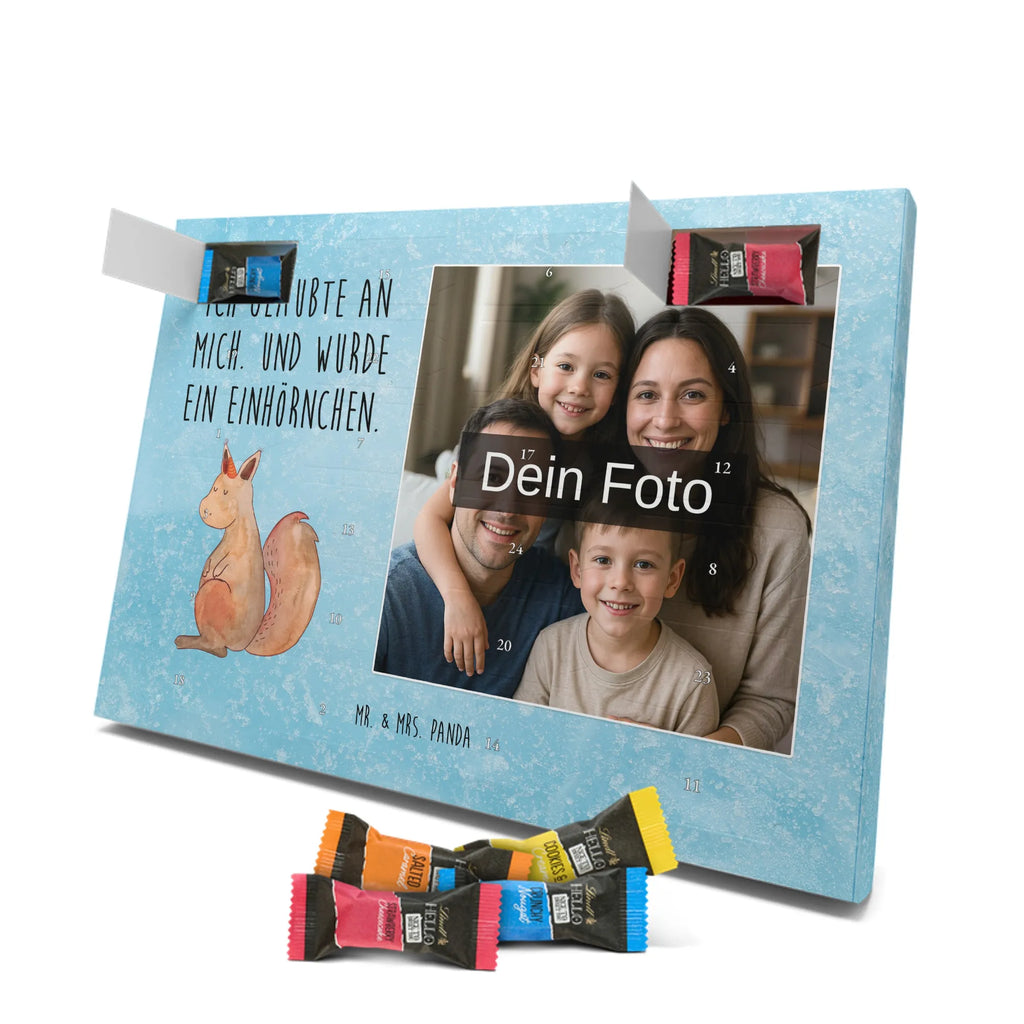Personalisierter Schoko Foto Adventskalender Einhorn Glauben Personalisierter Schoko Foto Adventskalender, Unicorn, Einhorn, Einhörner, Einhorn Deko, Eichhorn, Einhörnchen, Eichhörnchen