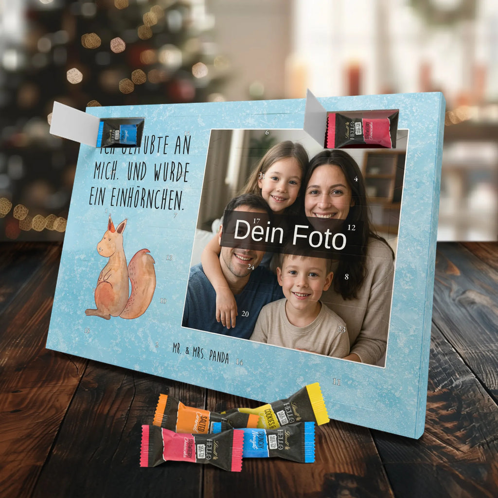 Personalisierter Schoko Foto Adventskalender Einhorn Glauben Personalisierter Schoko Foto Adventskalender, Unicorn, Einhorn, Einhörner, Einhorn Deko, Eichhorn, Einhörnchen, Eichhörnchen