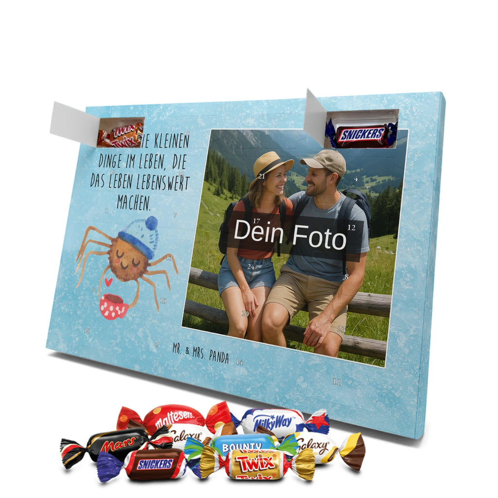 Personalisierter Schoko Foto Adventskalender Spinne Agathe Kaffee Personalisierter Schoko Foto Adventskalender, Agathe, Spinne Agathe, Videos, Spinne, Merchandise, Weiser Spruch, Lebensweisheiten, Morgenmuffel, Morgen, Kaffee