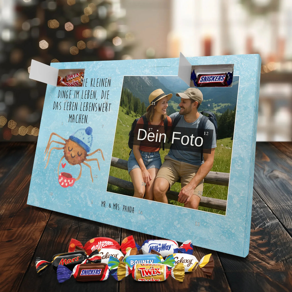 Personalisierter Schoko Foto Adventskalender Spinne Agathe Kaffee Personalisierter Schoko Foto Adventskalender, Agathe, Spinne Agathe, Videos, Spinne, Merchandise, Weiser Spruch, Lebensweisheiten, Morgenmuffel, Morgen, Kaffee