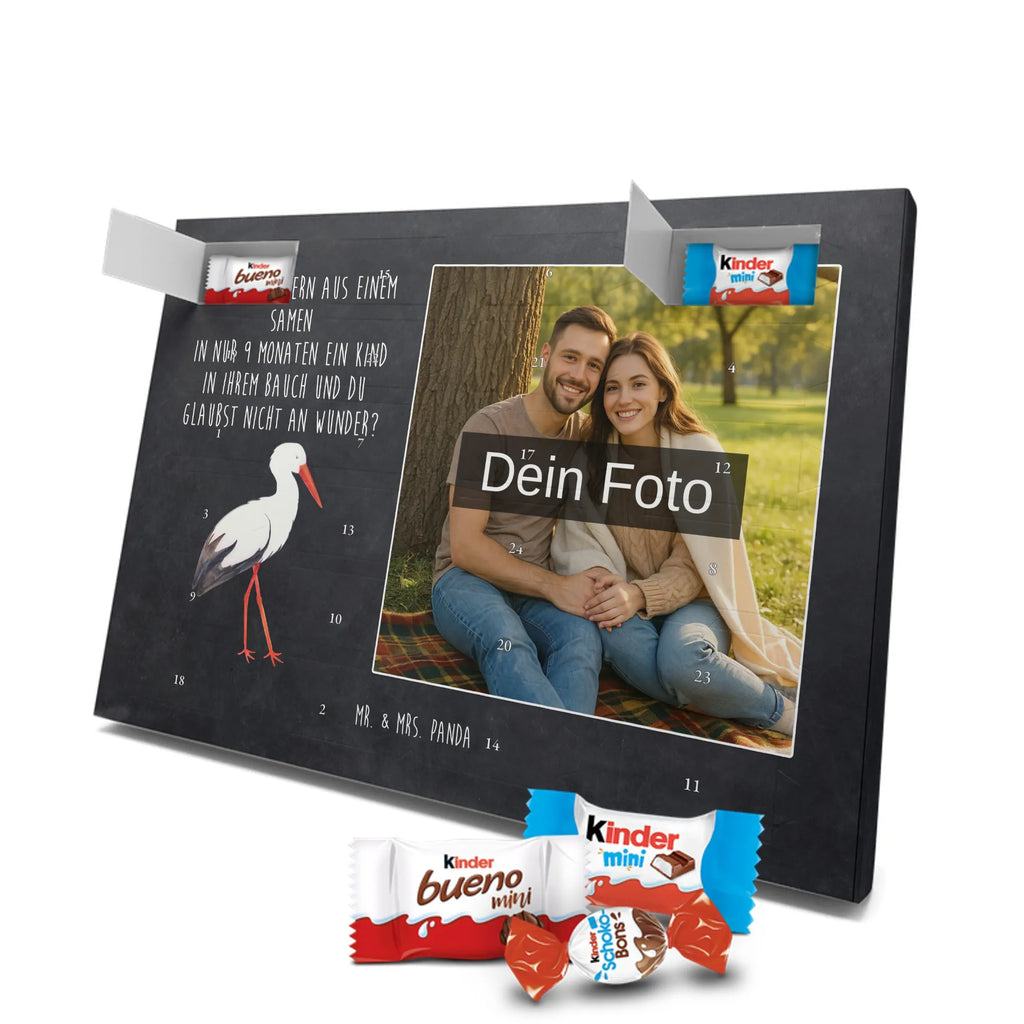 Personalisierter Schoko Foto Adventskalender Storch Personalisierter Schoko Foto Adventskalender, Gute Laune, Lustige Sprüche, Tiere, Tiermotive, Mütter, Störche, Schwangerschaft, Schwanger, Mutter, Storch, Babybauch, Mutter Werden, Geburt, Baby