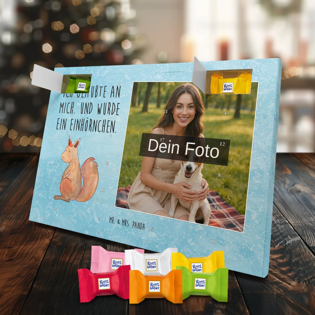 Personalisierter Schoko Foto Adventskalender Einhorn Glauben Personalisierter Schoko Foto Adventskalender, Unicorn, Einhorn, Einhörner, Einhorn Deko, Eichhorn, Einhörnchen, Eichhörnchen