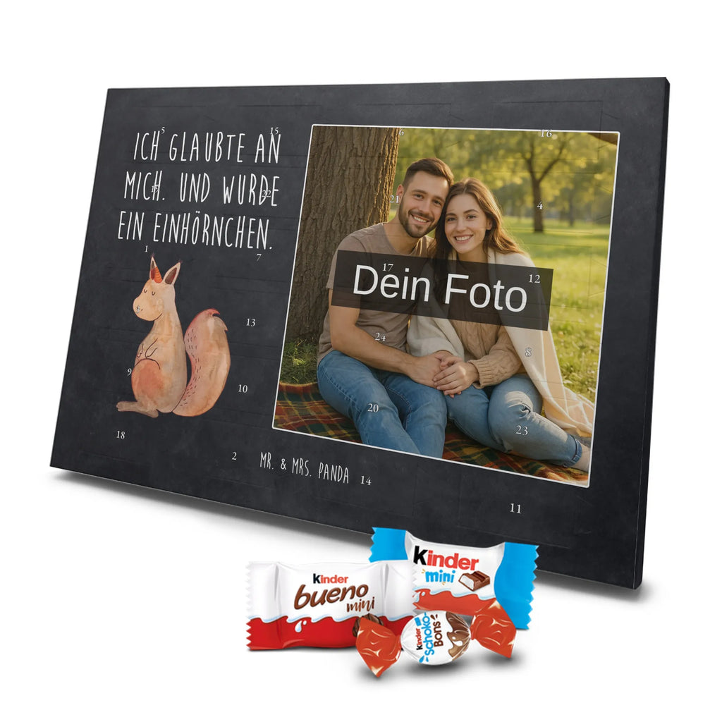 Personalisierter Schoko Foto Adventskalender Einhorn Glauben Personalisierter Schoko Foto Adventskalender, Unicorn, Einhorn, Einhörner, Einhorn Deko, Eichhorn, Einhörnchen, Eichhörnchen