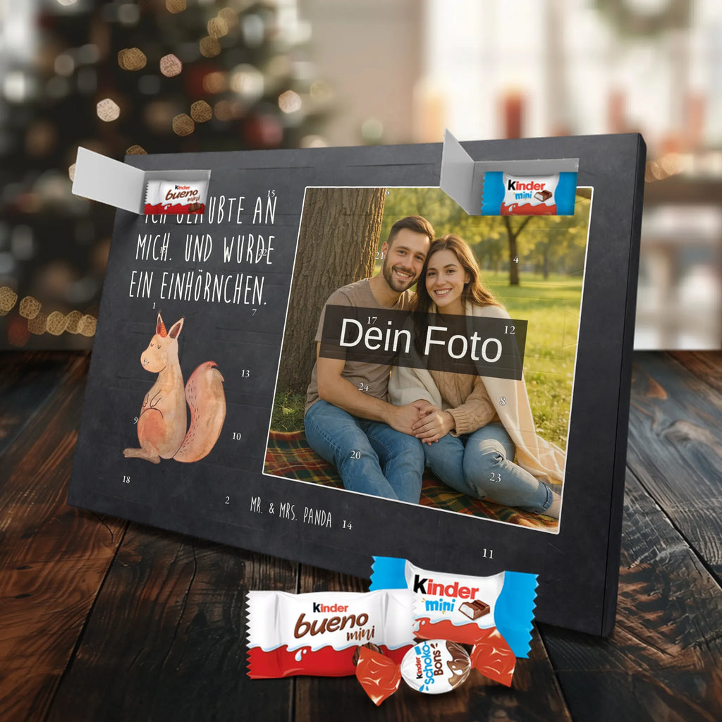 Personalisierter Schoko Foto Adventskalender Einhorn Glauben Personalisierter Schoko Foto Adventskalender, Unicorn, Einhorn, Einhörner, Einhorn Deko, Eichhorn, Einhörnchen, Eichhörnchen