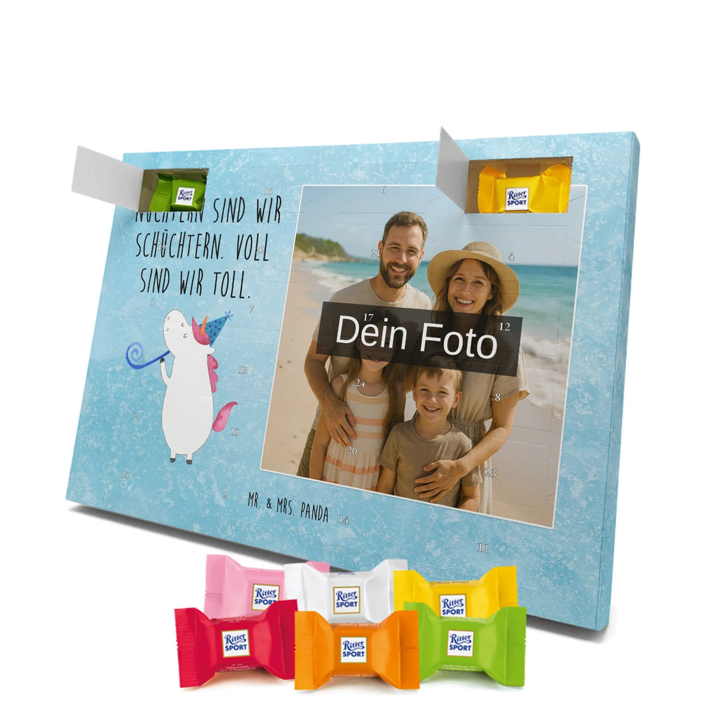 Personalisierter Schoko Foto Adventskalender Einhorn Party Personalisierter Schoko Foto Adventskalender, Unicorn, Einhorn, Einhörner, Einhorn Deko, Party, Alkohol, Geburtstag, Club, Glitzer, Fest, Konfetti, Feier, Disco
