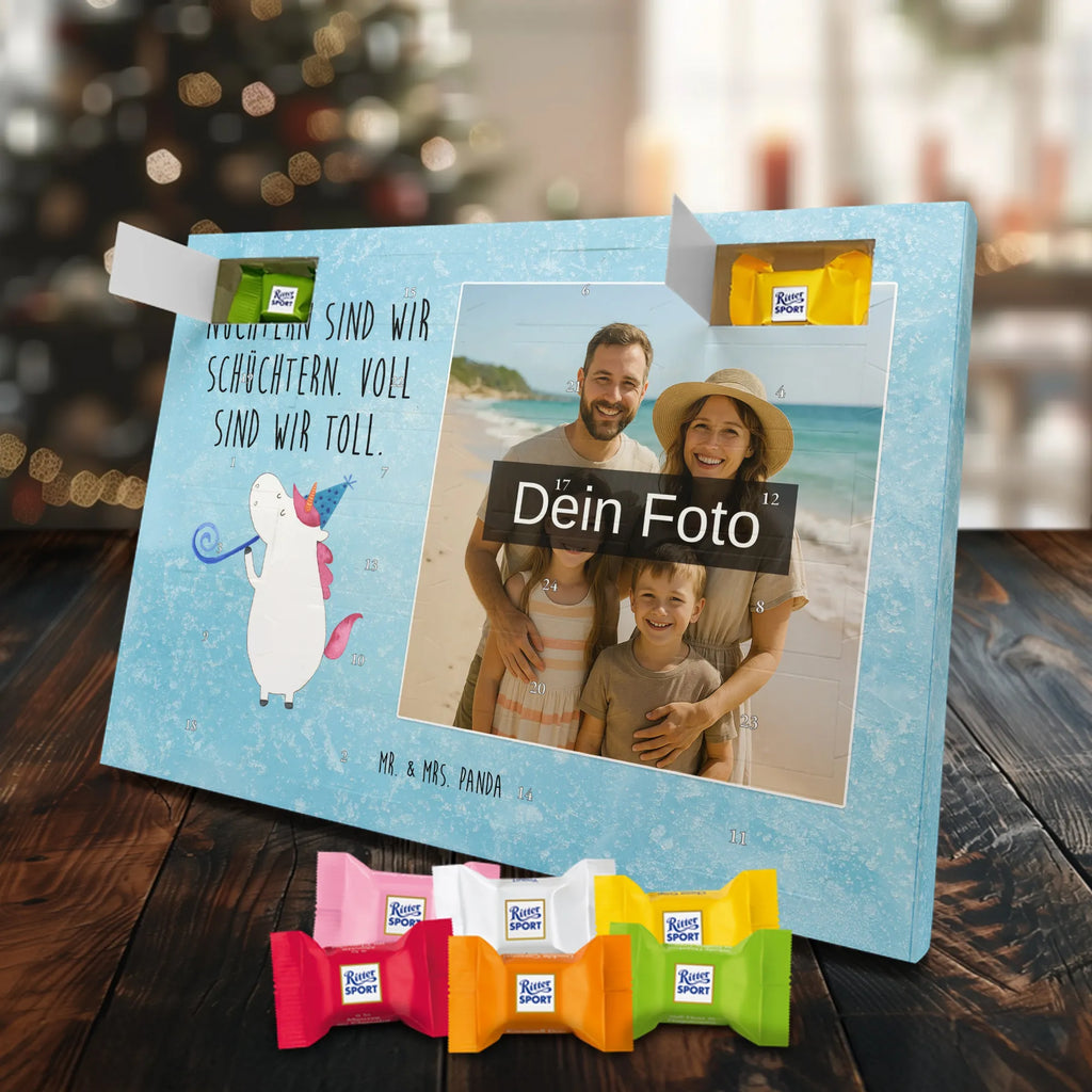 Personalisierter Schoko Foto Adventskalender Einhorn Party Personalisierter Schoko Foto Adventskalender, Unicorn, Einhorn, Einhörner, Einhorn Deko, Party, Alkohol, Geburtstag, Club, Glitzer, Fest, Konfetti, Feier, Disco