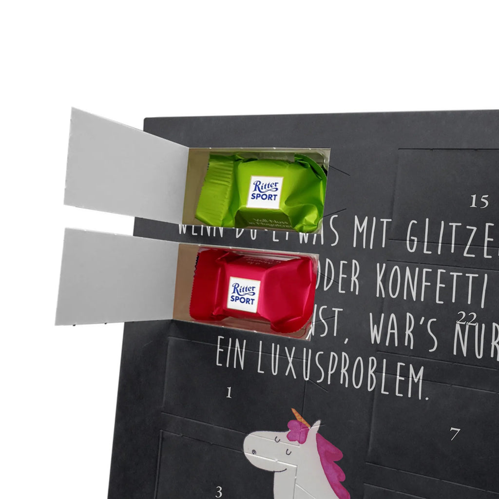 Personalisierter Schoko Foto Adventskalender Einhorn Radfahrer Personalisierter Schoko Foto Adventskalender, Unicorn, Einhorn, Einhörner, Einhorn Deko, Liebeskummer, Luxusproblem, Kummer, Radfahrer, Konfetti, Radfahren, Bike, Feenstaub, Rad