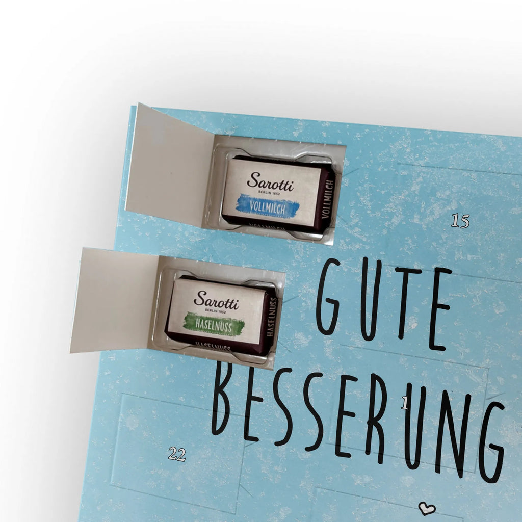  Panda Get well soon Personalisierter Schoko Foto Adventskalender