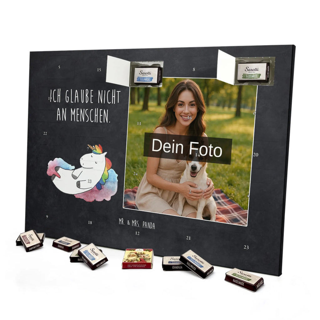 Personalisierter Schoko Foto Adventskalender Einhorn Wolke 7 Personalisierter Schoko Foto Adventskalender, Unicorn, Einhorn, Einhörner, Einhorn Deko, Lächeln, Geschenk, Lustig, Verliebt, Witzig, Realität, Glaube, Menschen