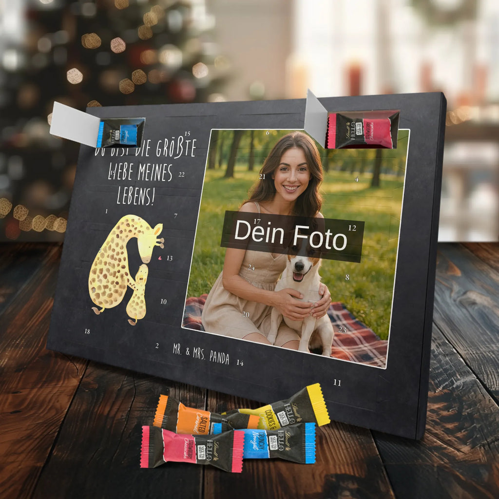 Personalisierter Schoko Foto Adventskalender Giraffe Kind Personalisierter Schoko Foto Adventskalender, Afrika, Wildtiere, Mutter, Sohn, Kind, Lieblingsmensch, Tochter, Giraffe, Mama