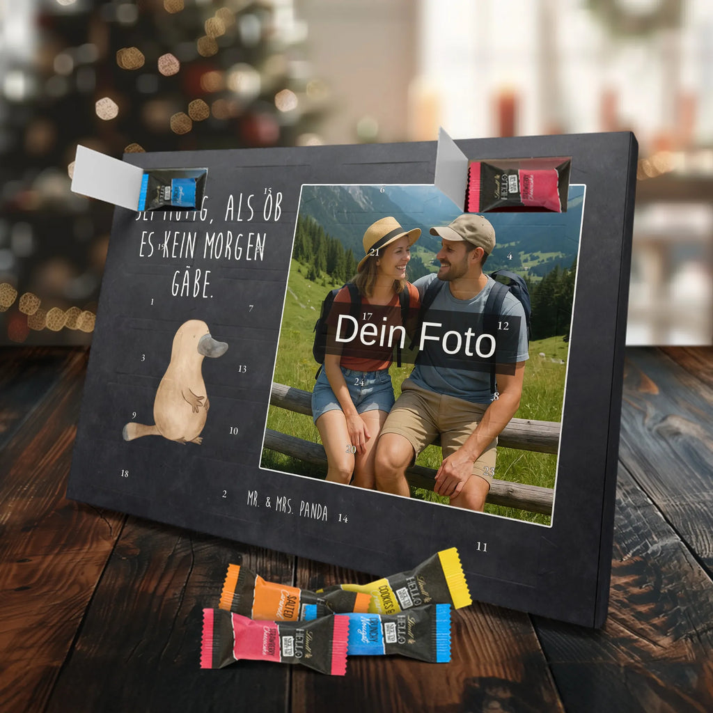 Personalisierter Schoko Foto Adventskalender Schnabeltier Mut Personalisierter Schoko Foto Adventskalender, Meerestiere, Urlaub, Meer, Büro, mutig, Motivation, Mut, Neuanfang, Arbeit, Raodtrip, Neustart, Weltreise, Lebensweisheit, Schnabeltiere, Schnabeltier, Training