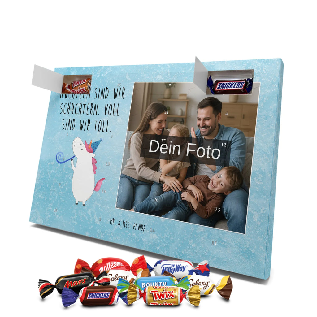 Personalisierter Schoko Foto Adventskalender Einhorn Party Personalisierter Schoko Foto Adventskalender, Unicorn, Einhorn, Einhörner, Einhorn Deko, Party, Alkohol, Geburtstag, Club, Glitzer, Fest, Konfetti, Feier, Disco