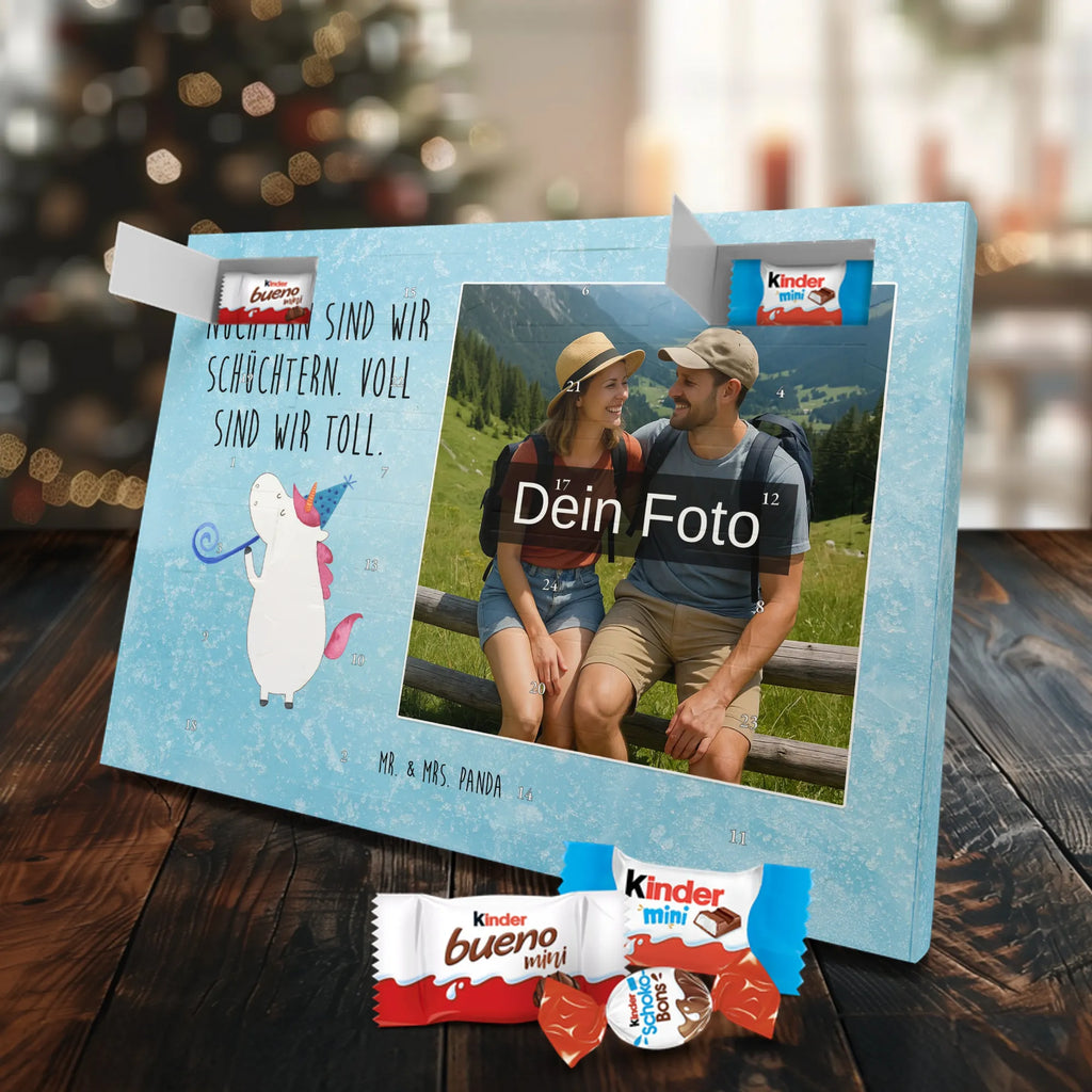 Personalisierter Schoko Foto Adventskalender Einhorn Party Personalisierter Schoko Foto Adventskalender, Unicorn, Einhorn, Einhörner, Einhorn Deko, Party, Alkohol, Geburtstag, Club, Glitzer, Fest, Konfetti, Feier, Disco