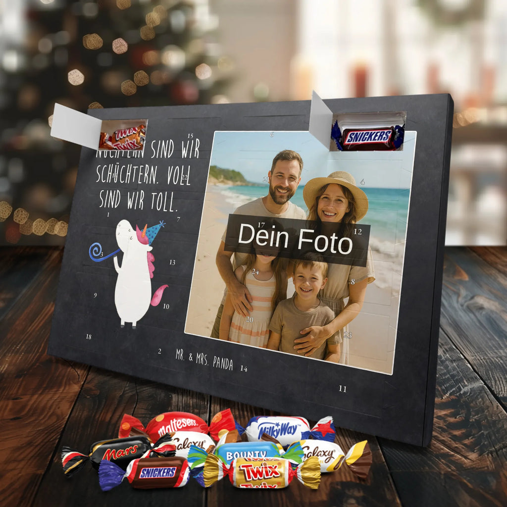 Personalisierter Schoko Foto Adventskalender Einhorn Party Personalisierter Schoko Foto Adventskalender, Unicorn, Einhorn, Einhörner, Einhorn Deko, Party, Alkohol, Geburtstag, Club, Glitzer, Fest, Konfetti, Feier, Disco