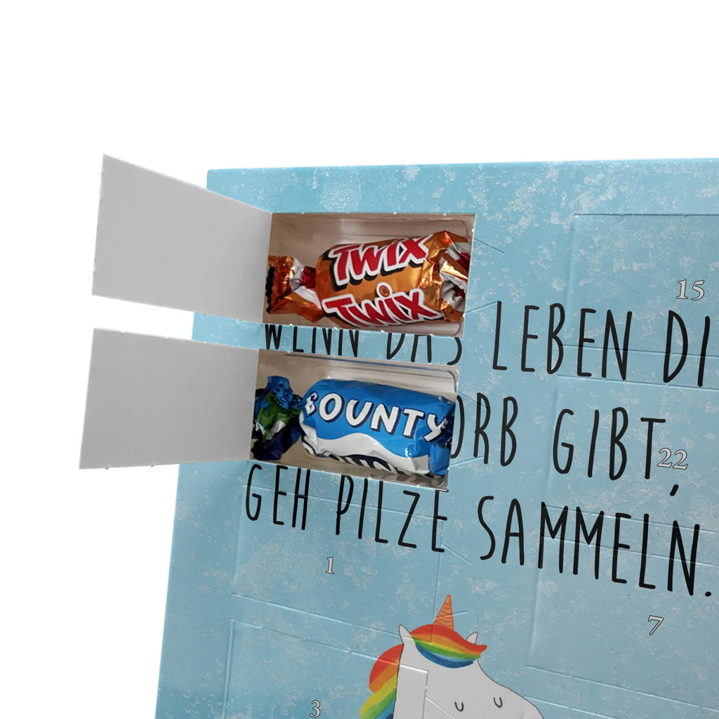 Personalisierter Schoko Foto Adventskalender Einhorn Pilz Personalisierter Schoko Foto Adventskalender, Unicorn, Einhorn, Einhörner, Einhorn Deko, Liebeskummer, Pilze, Pilzsammler, Spruch, Motivation