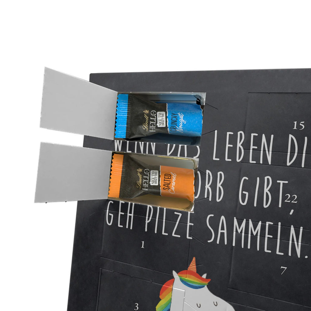 Personalisierter Schoko Foto Adventskalender Einhorn Pilz Personalisierter Schoko Foto Adventskalender, Unicorn, Einhorn, Einhörner, Einhorn Deko, Liebeskummer, Pilze, Pilzsammler, Spruch, Motivation