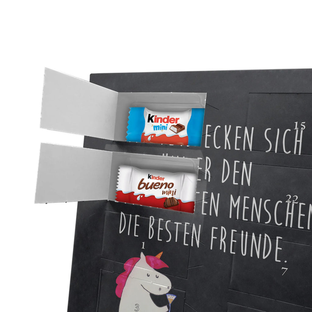 Personalisierter Schoko Foto Adventskalender Einhorn Sekt Personalisierter Schoko Foto Adventskalender, Unicorn, Einhorn, Einhörner, Einhorn Deko, BFF, Freundin, Party, Mädelsabend, Freundinnen, Anstoßen, Spaß, Korken, Beste, Sekt