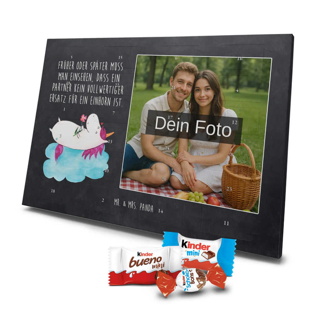 Personalisierter Schoko Foto Adventskalender Einhorn Verliebt Personalisierter Schoko Foto Adventskalender, Unicorn, Einhorn, Einhörner, Einhorn Deko, Liebesbeweis, Verliebt, Wolke, Liebe, Freundin
