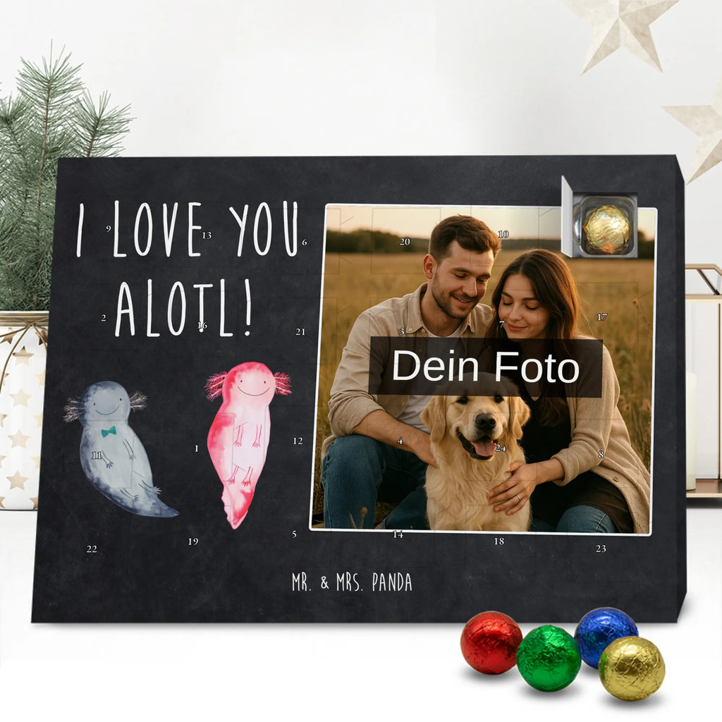 Personalisierter Schoko Foto Adventskalender Axolotl Liebe Personalisierter Schoko Foto Adventskalender, Molch, Axolotl, Lurch, Verlobter, Jahrestag, Ehemann, Große Liebe, Liebe, Lurche, Axolot, Schwanzlurch, Liebesbeweis, Freund, Valentinstag