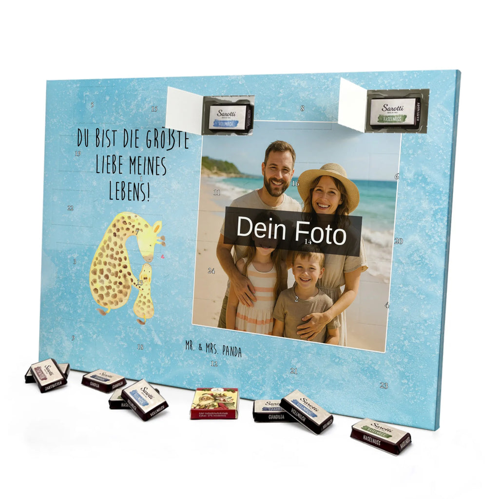 Personalisierter Schoko Foto Adventskalender Giraffe Kind Personalisierter Schoko Foto Adventskalender, Afrika, Wildtiere, Mutter, Sohn, Kind, Lieblingsmensch, Tochter, Giraffe, Mama