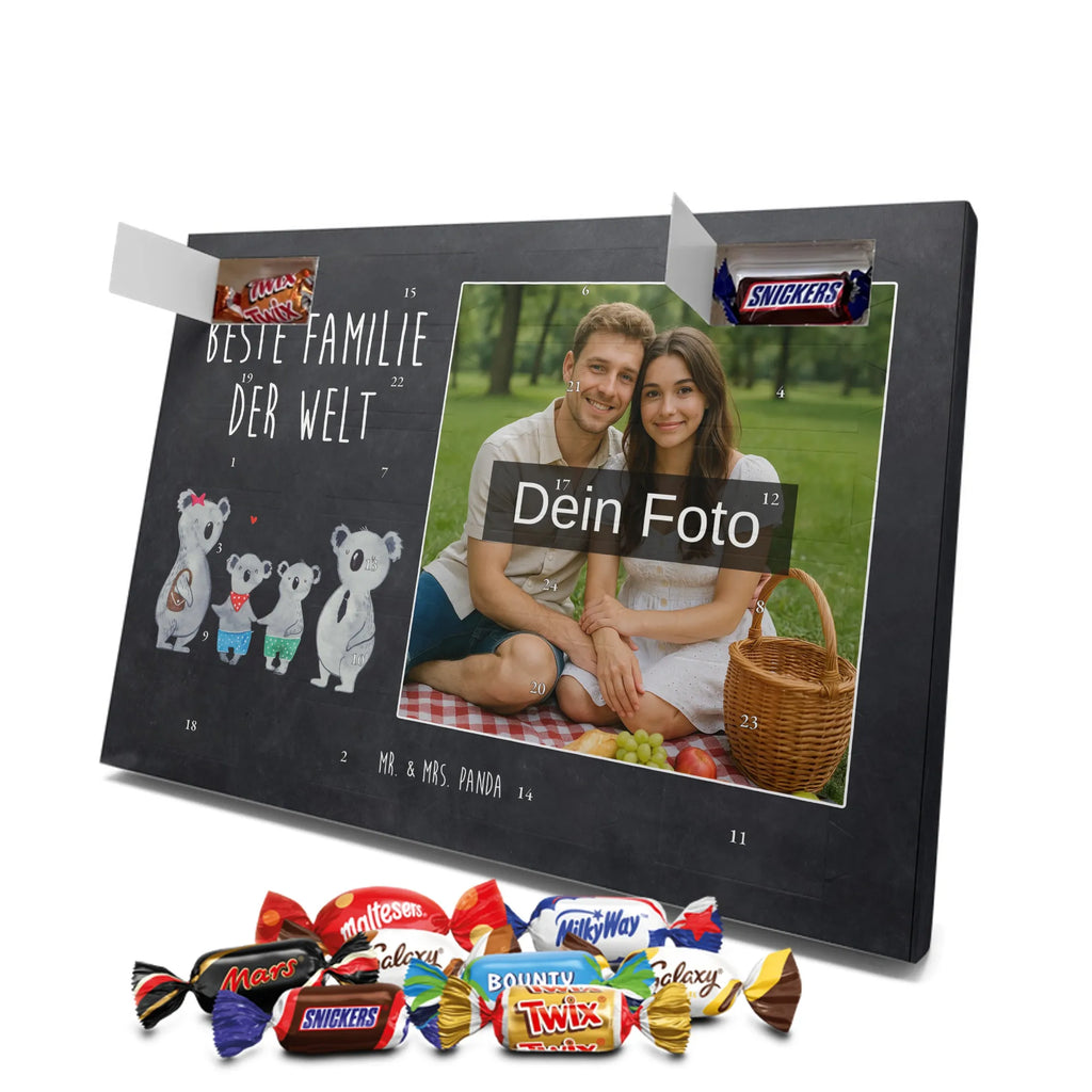 Personalisierter Schoko Foto Adventskalender Koala Familie zwei Personalisierter Schoko Foto Adventskalender, Opa, Bruder, Familie, Muttertag, Schwester, Papa, Mama, Vatertag, Oma, Beste Familie, Lieblingsfamilie, Familienzeit, Koalabär, Koala, Familienleben, Koalafamilie