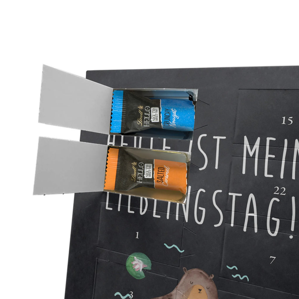 Personalisierter Schoko Foto Adventskalender Otter Seerose Personalisierter Schoko Foto Adventskalender, Fischotter, Otter, Seeotter, Otter Seeotter See Otter