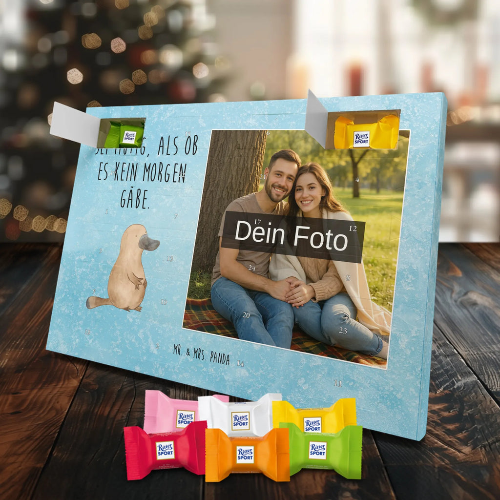 Personalisierter Schoko Foto Adventskalender Schnabeltier Mut Personalisierter Schoko Foto Adventskalender, Meerestiere, Urlaub, Meer, Büro, mutig, Motivation, Mut, Neuanfang, Arbeit, Raodtrip, Neustart, Weltreise, Lebensweisheit, Schnabeltiere, Schnabeltier, Training