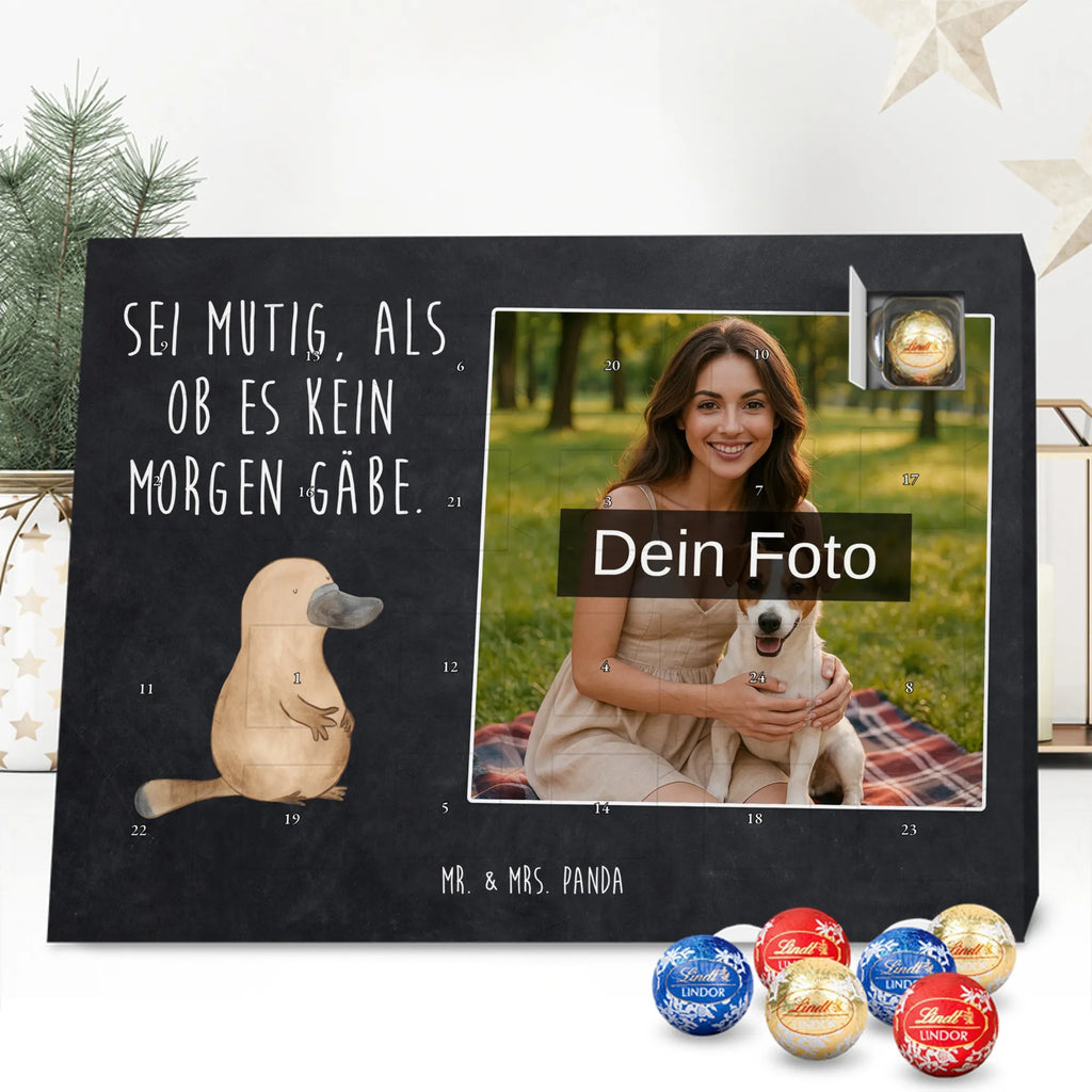 Personalisierter Schoko Foto Adventskalender Schnabeltier Mut Personalisierter Schoko Foto Adventskalender, Meerestiere, Urlaub, Meer, Büro, mutig, Motivation, Mut, Neuanfang, Arbeit, Raodtrip, Neustart, Weltreise, Lebensweisheit, Schnabeltiere, Schnabeltier, Training