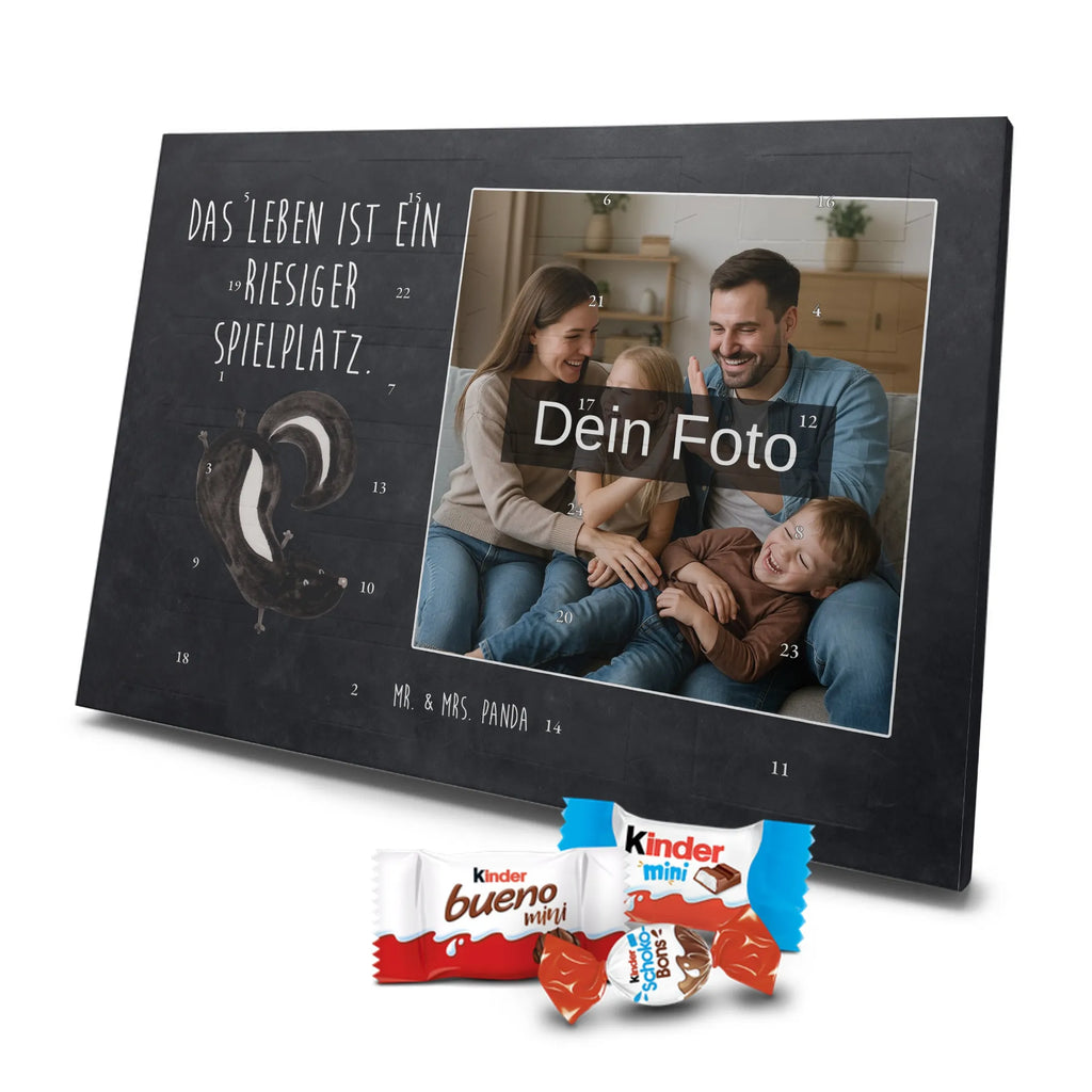 Personalisierter Schoko Foto Adventskalender Stinktier Handstand Personalisierter Schoko Foto Adventskalender, Stinktier, Skunk, Verpielt, Stinker, Raubtier, Spielplatz, Wildtier, Kind, Stinki