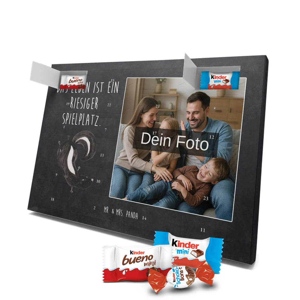 Personalisierter Schoko Foto Adventskalender Stinktier Handstand Personalisierter Schoko Foto Adventskalender, Stinktier, Skunk, Verpielt, Stinker, Raubtier, Spielplatz, Wildtier, Kind, Stinki